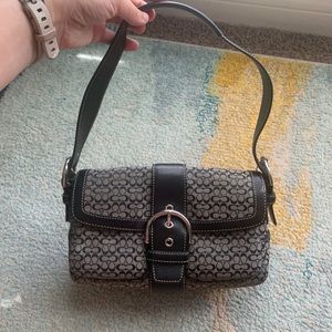 Coach logo purse
